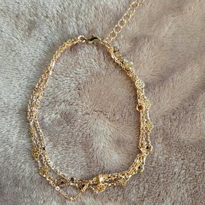 Rose Gold Layered Anklet